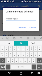 como cambiar el nombre del mapa descargado en google mas