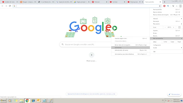 Primer paso para saltar publicidad de acortadores en Google Chrome