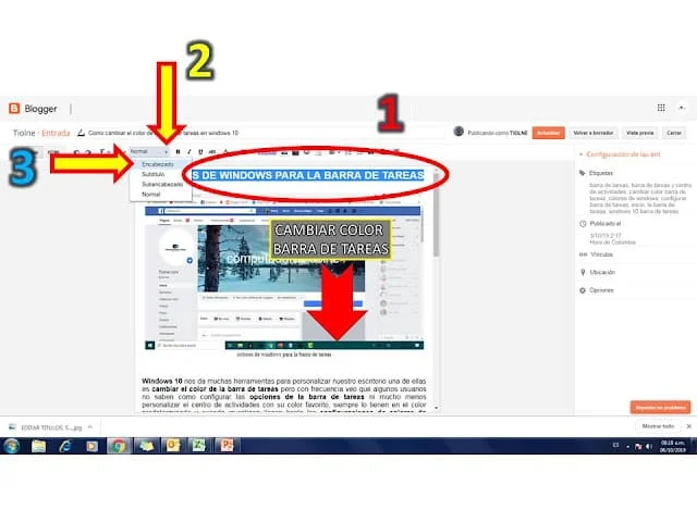 Cómo usar encabezados H2 en Blogger para mejorar el posicionamiento SEO