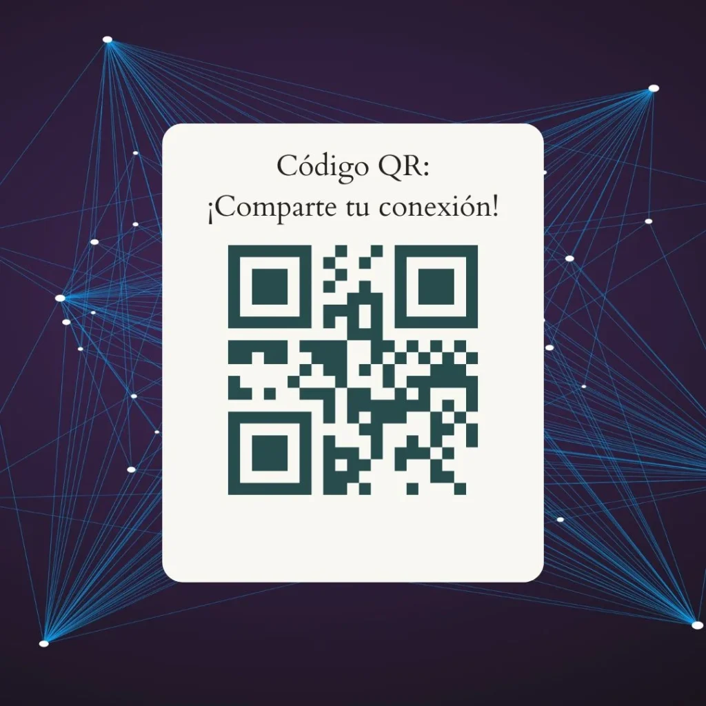 Genera códigos QR para compartir red wifi