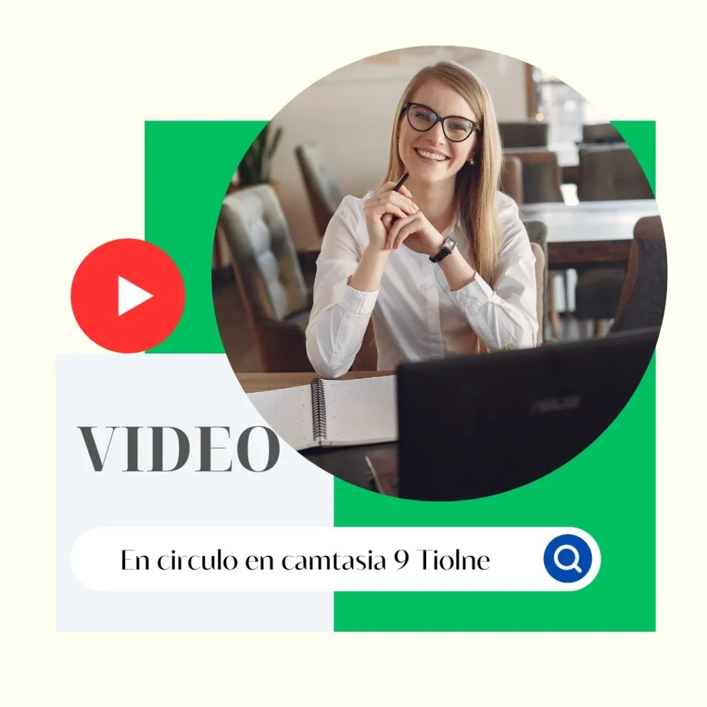 Aprende a colocar un video dentro de un círculo en cualquier parte de tu video con Camtasia 9. Tutorial paso a paso y plantilla descargable disponible