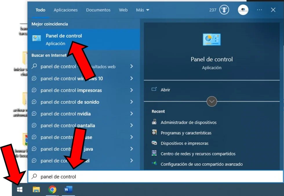abrir panel de control para cambiar idioma en windows 10