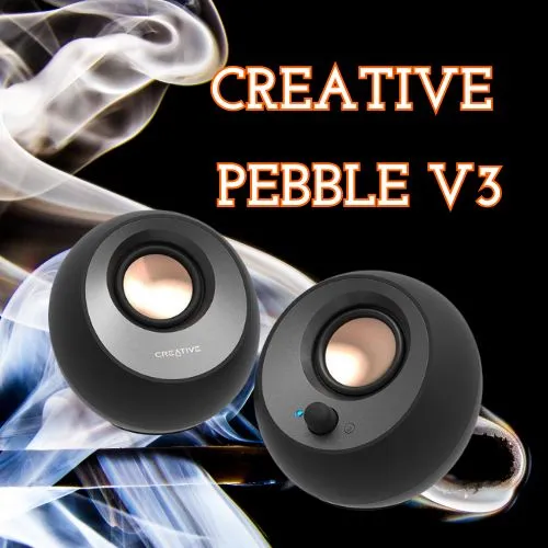 Parlantes Creative Pebble V3 - Sonido de Calidad para tu PC