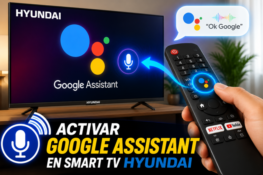 Cómo activar Google Assistant en Smart TV Hyundai paso a paso