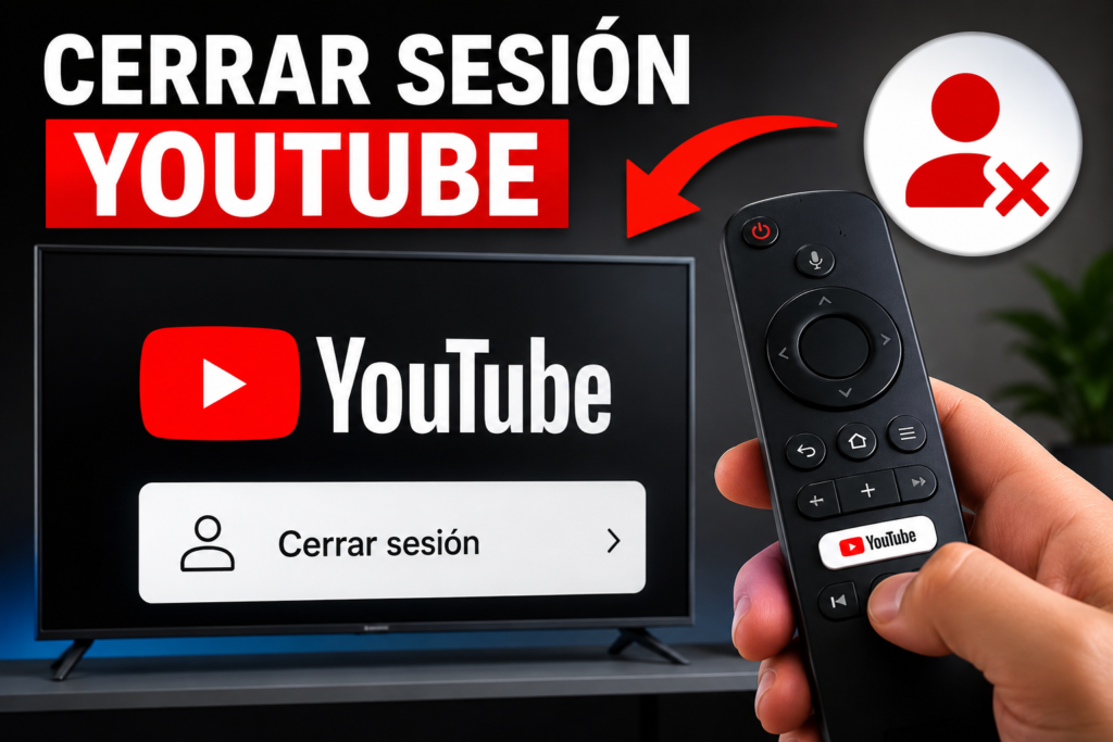 Tutorial para cerrar sesión de YouTube en Smart TV y eliminar una cuenta del televisor fácilmente