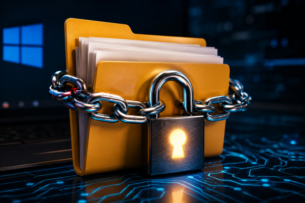 Carpeta protegida con contraseña en Windows 10